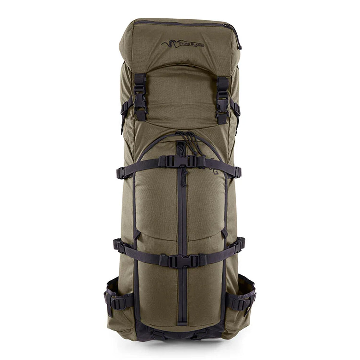 Stone Glacier Sky 5900 front panel zip for quick access on the trail.