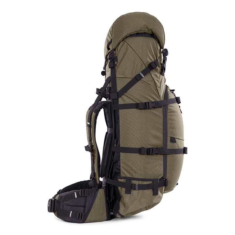Stone Glacier Sky 5900 with medium belt enhances comfort over extended treks.