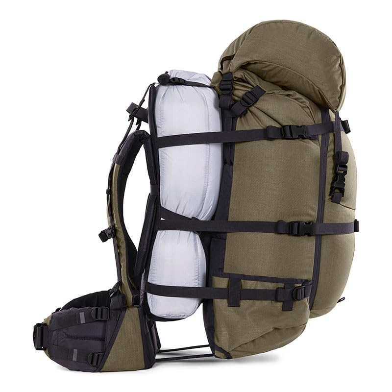 Stone Glacier Sky 5900 side pockets fit a tripod or water bottles.