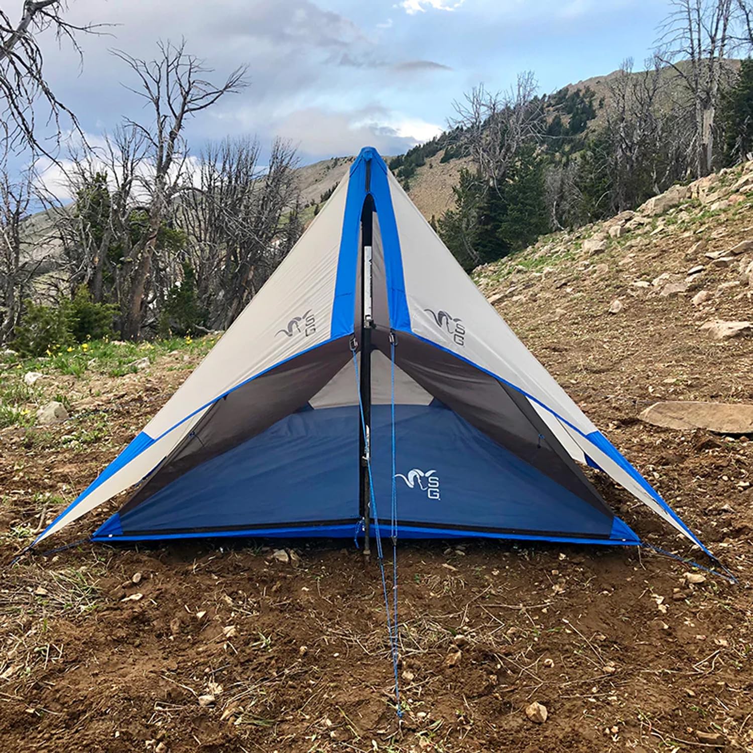 Stone Glacier SkyAir ULT 1P Stone Grey packed size demonstrates compact carry for a lightweight packout.