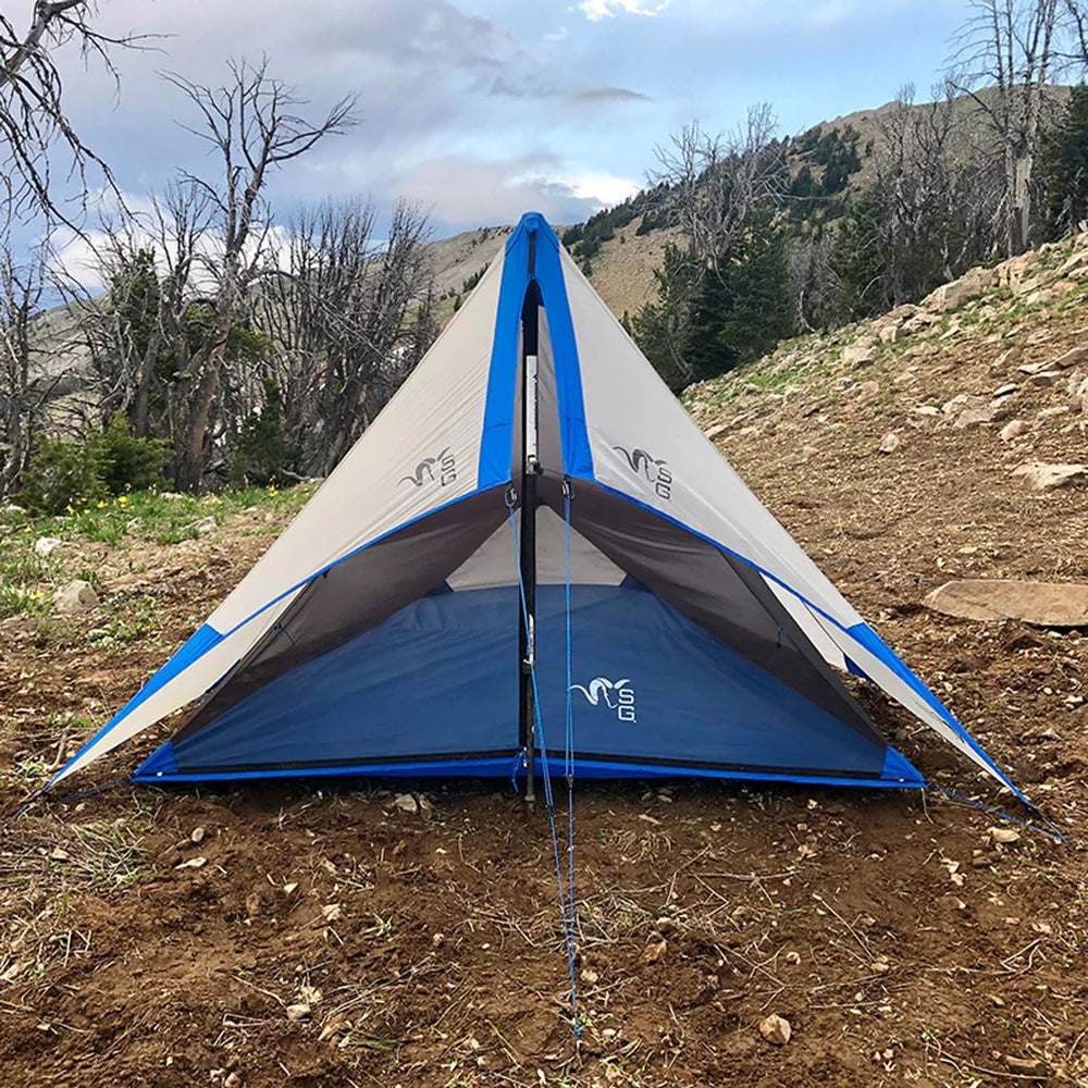 Stone Glacier SkyAir ULT 1P Stone Grey packed size demonstrates compact carry for a lightweight packout.