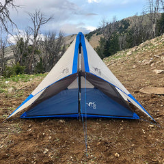 Stone Glacier SkyAir ULT 1P Stone Grey packed size demonstrates compact carry for a lightweight packout.