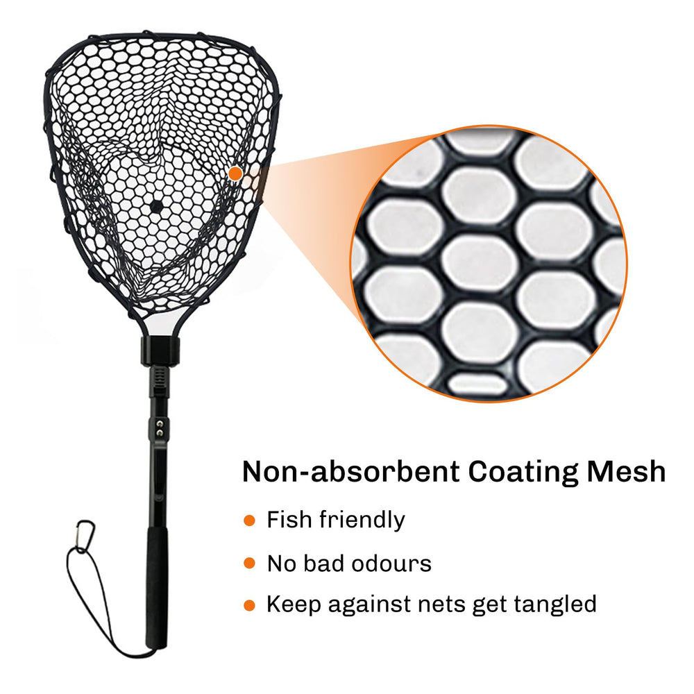 STONESTAR net folded for kayak storage