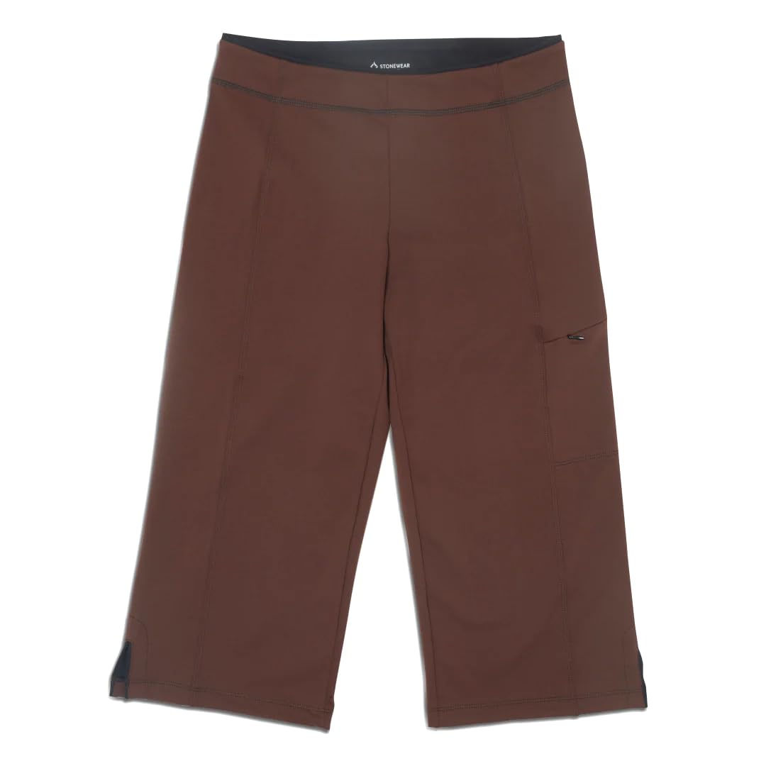 Outdoor-ready Stonewear Capris support movement during activities.