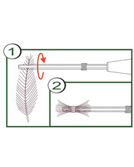 Stonfo CDC Winding Tool in use demonstrates three-pin tip guiding hackle and CDC.