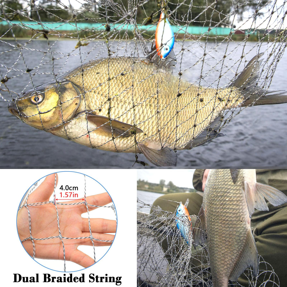 Storage bag included with pier fishing net