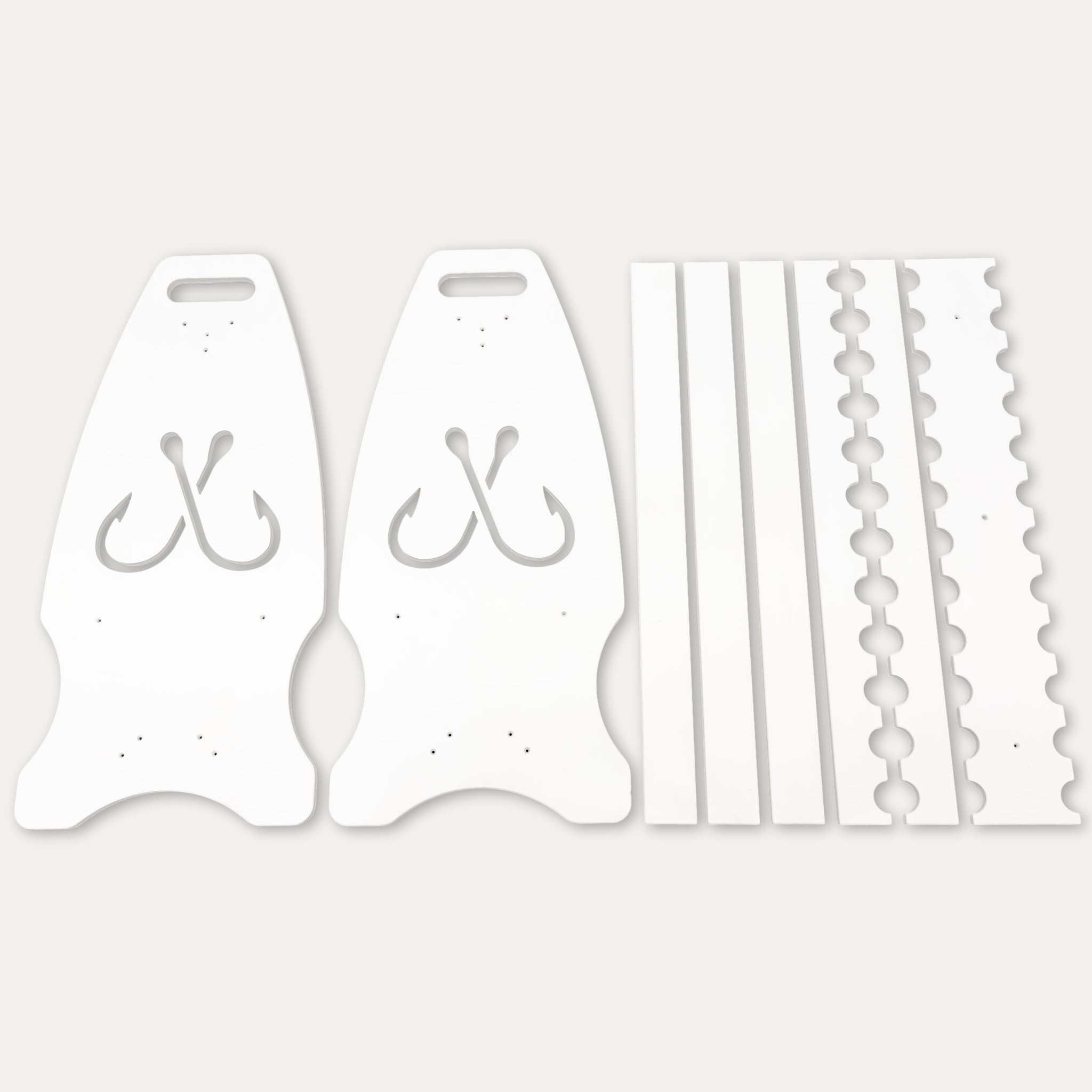 Versatile storage for marine and freshwater gear with Marlin Rack
