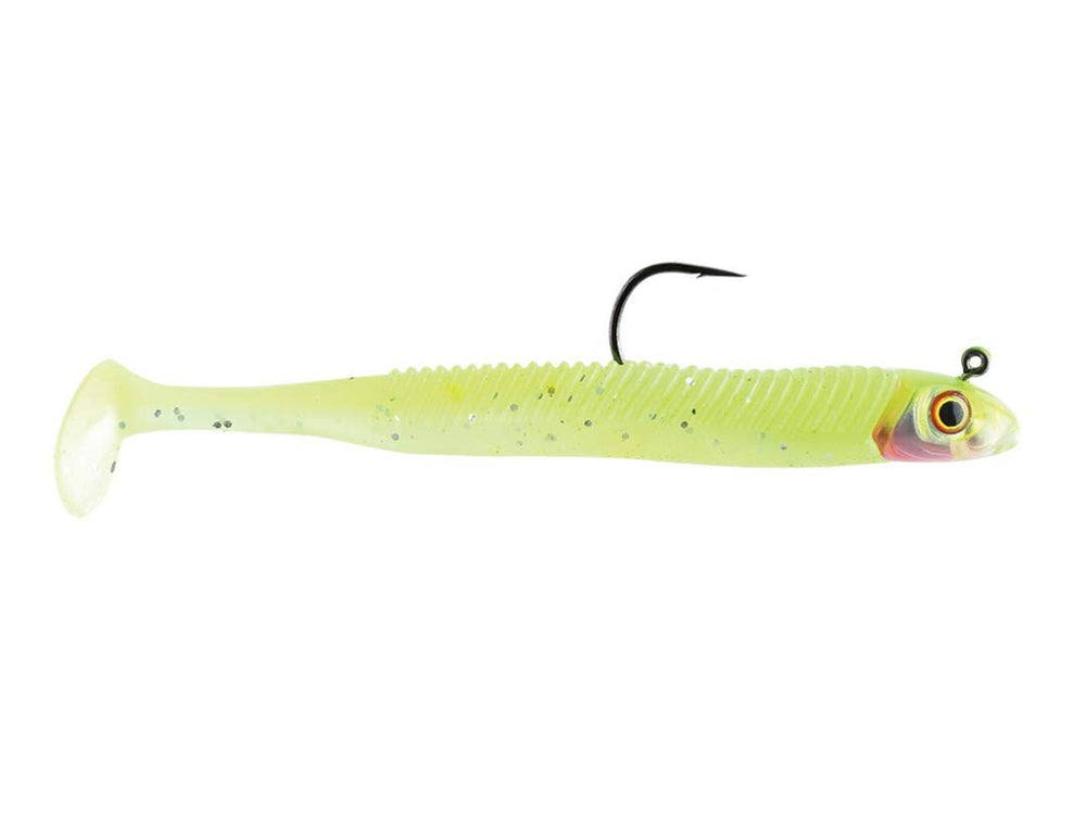 Storm 360GT Searchbait Minnow Chartreuse Ice visible for high water clarity and visibility