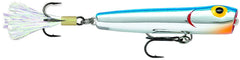 Storm Chug Bug 08 – Metallic Silver/Blue Back, size 3.25 inches topwater lure