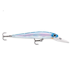 Storm Deep Jr ThunderStick MadFlash Ghost Blue UV lure front-view for deep-water casting with high flash