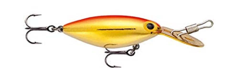 Storm Original Hot N Tot 05 metallic gold lure with erratic action for walleyes.