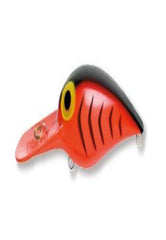 Storm Original Wiggle Wart 05 lure in fluorescent red and black delivering lifelike side-to-side action.