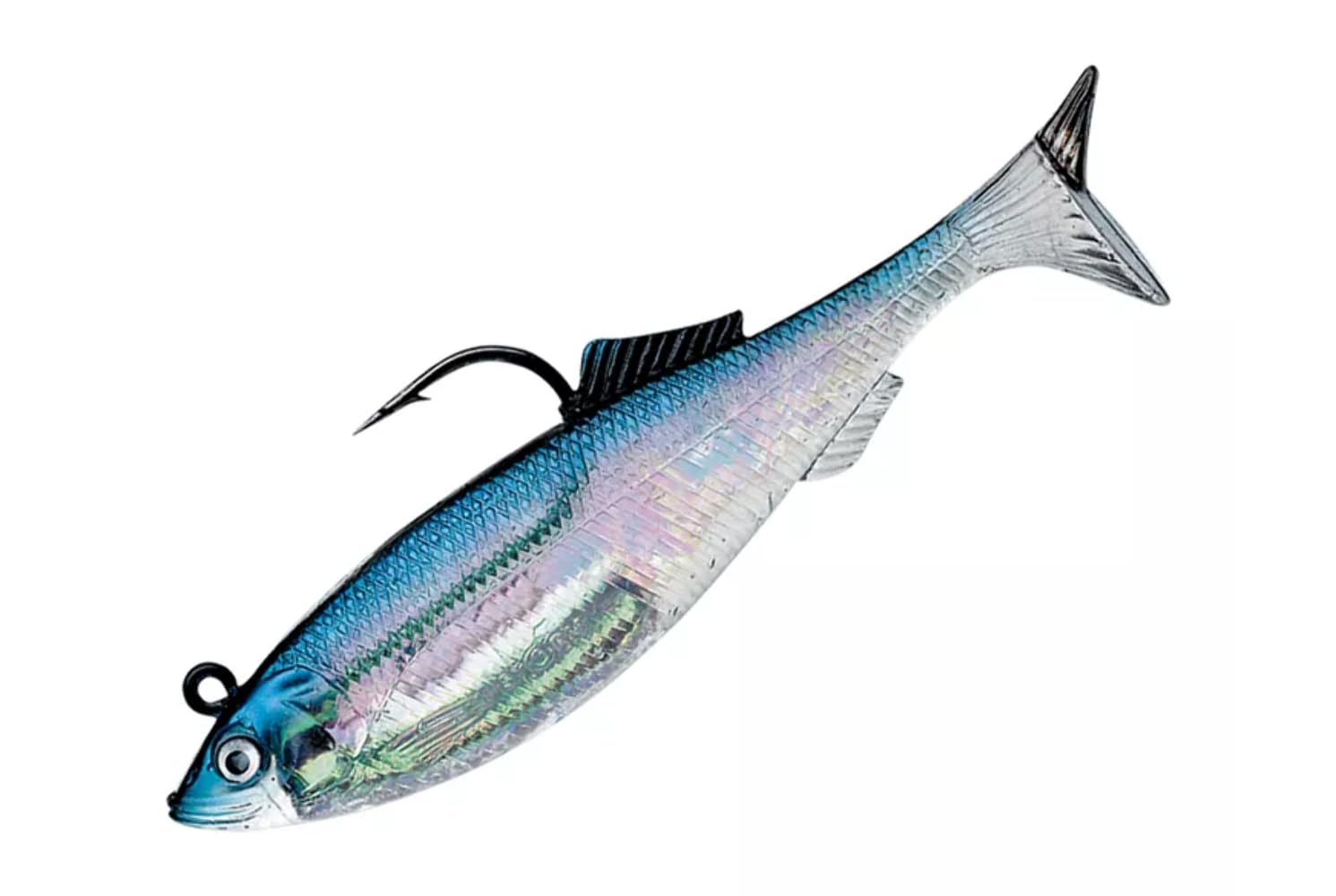 Storm WildEye Live Herring Bait blue back with lifelike swimming action for angling.