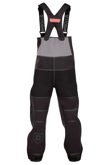 STORMR Strykr Bib XXL side view shows agile fit and windproof fabric