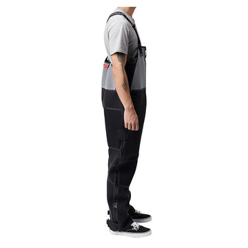 STORMR STRYKR Bib seam close-up illustrates welded seams for durability.