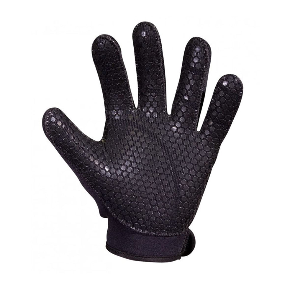 Stormr Strykr glove features adjustable wrist closure for a snug winter fit.