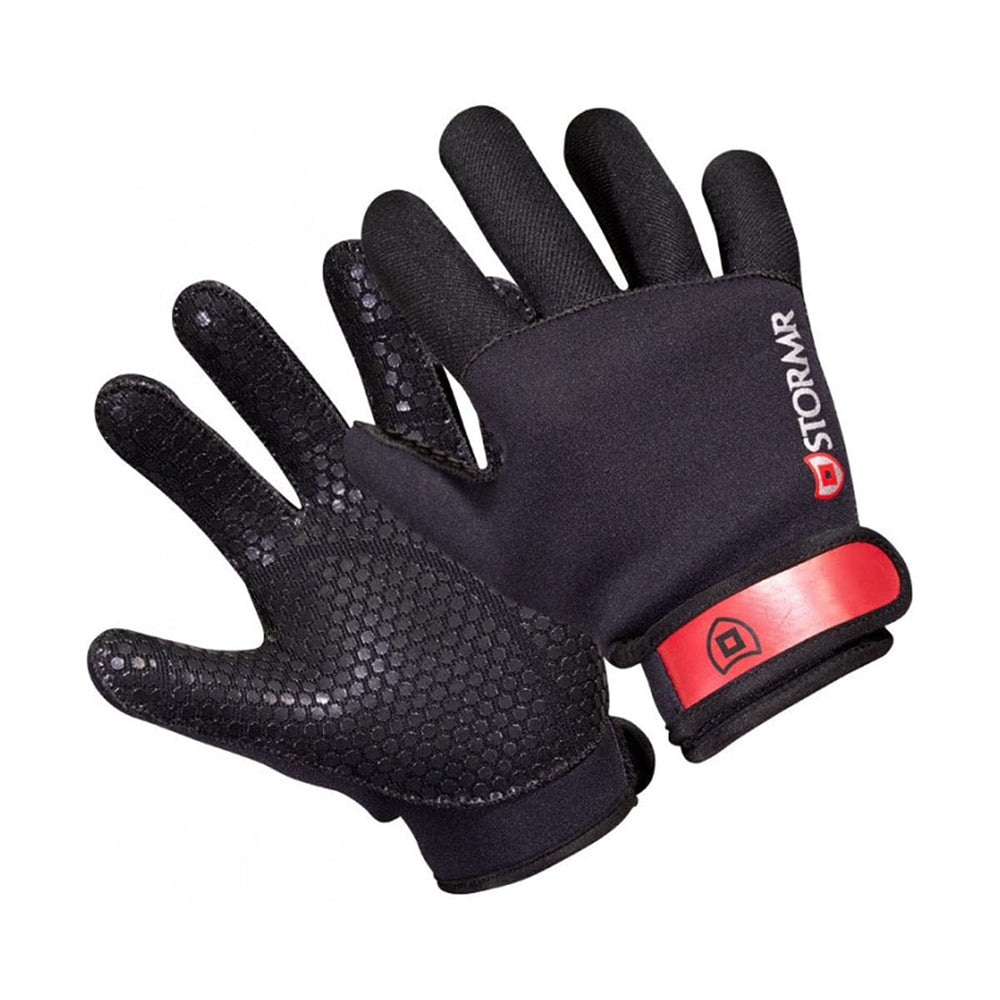 Stormr Strykr glove with microfleece lining for warm, dry hands in cold conditions.