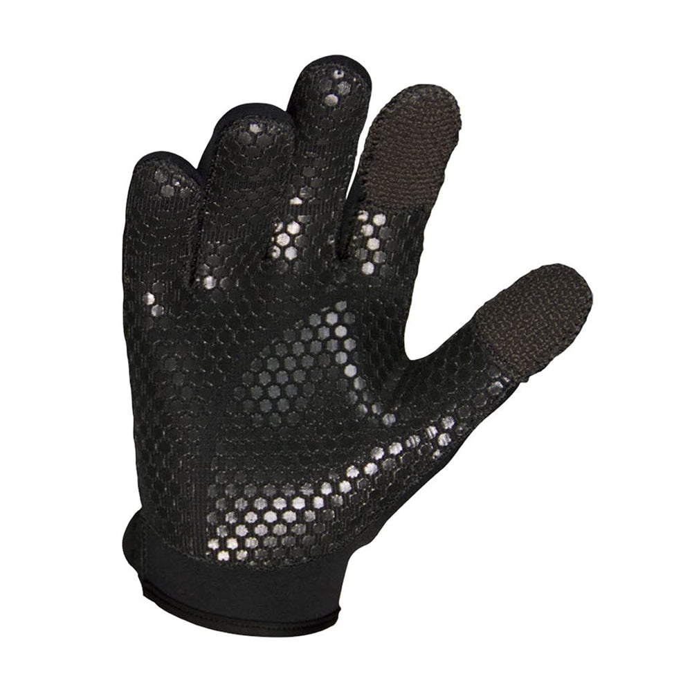 STORMR Torque Neoprene Glove wrist closure image showing adjustable fit for all-day comfort