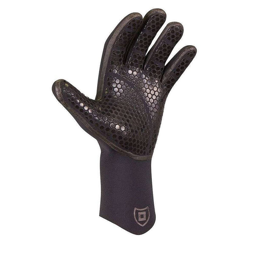 STORMR Typhoon glove palm grip shows abrasion-resistant surface for secure handling.