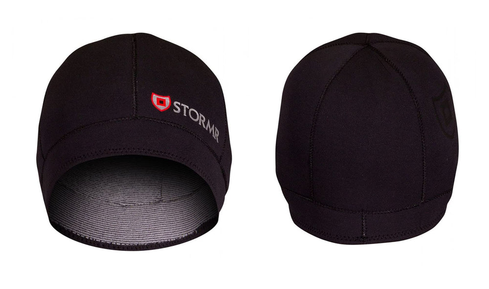 STORMR Typhoon cap with glued seams for durability on decks.