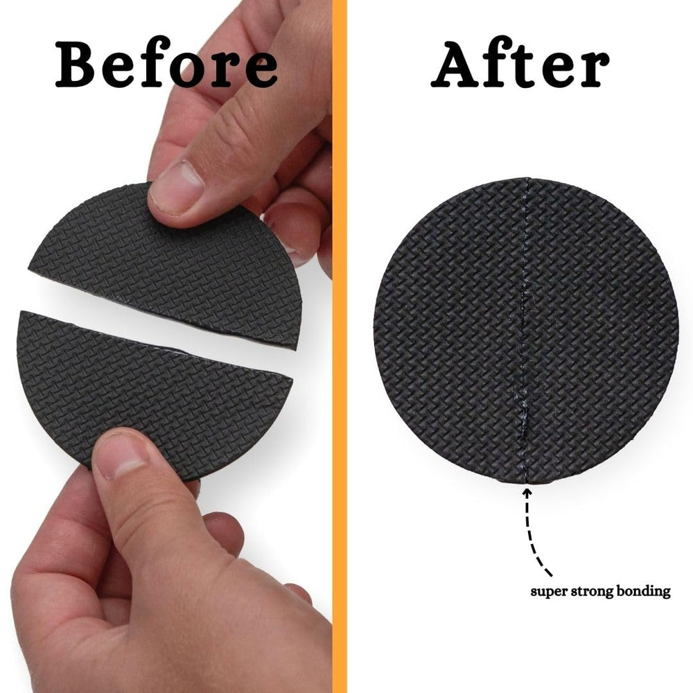 Stormsure Neoprene Queen wetsuit repair application demonstrating quick bond.