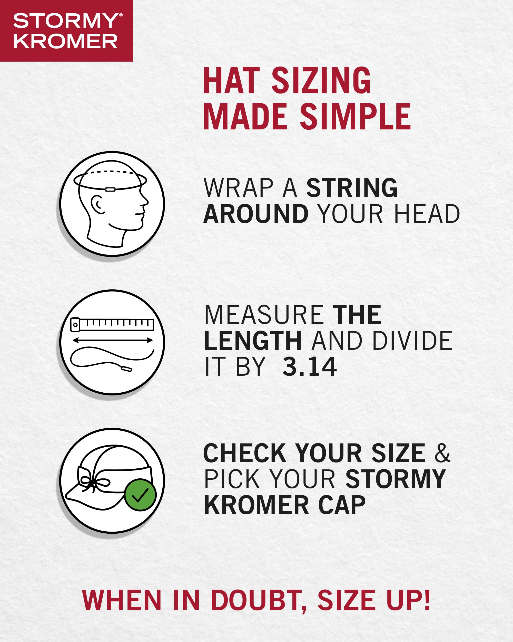 Stormy Kromer made in USA badge detail and craft