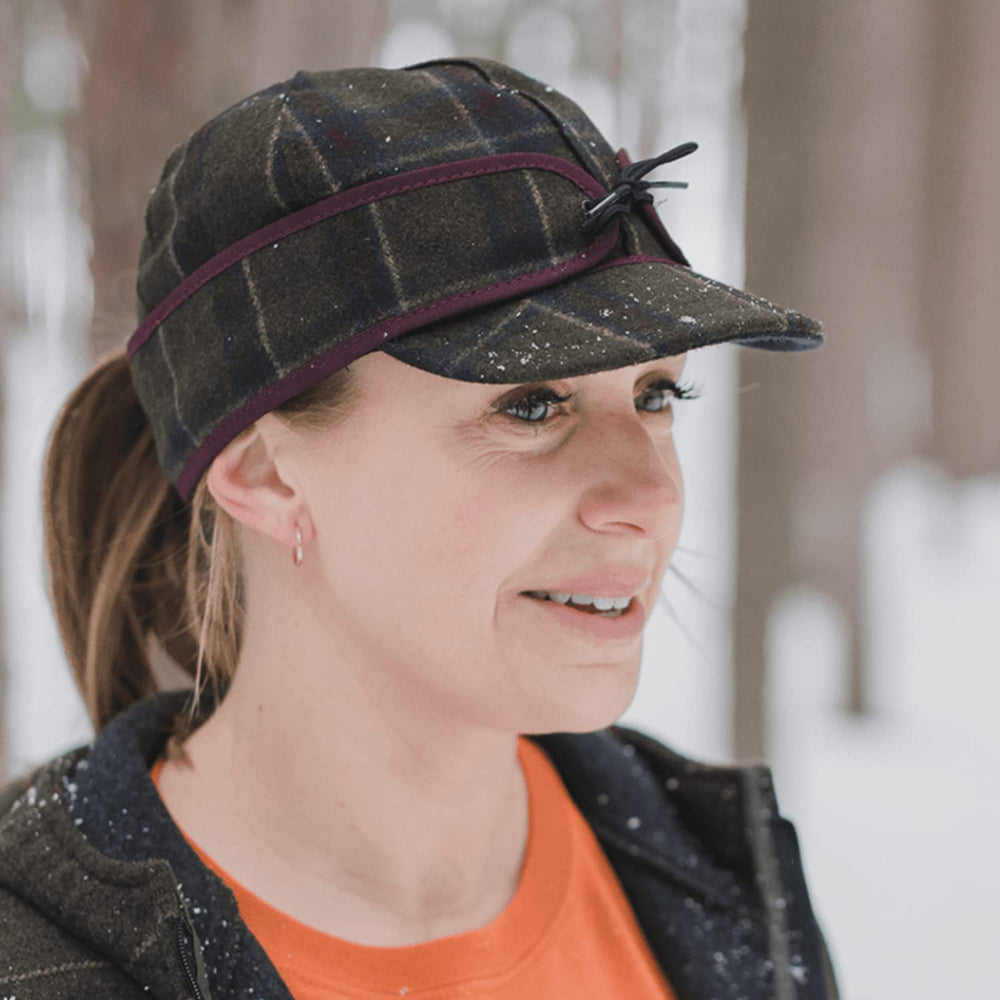 Stormy Kromer The Millie Kromer Cap Arbor back view showing durable stitching