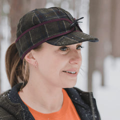Stormy Kromer The Millie Kromer Cap Arbor back view showing durable stitching