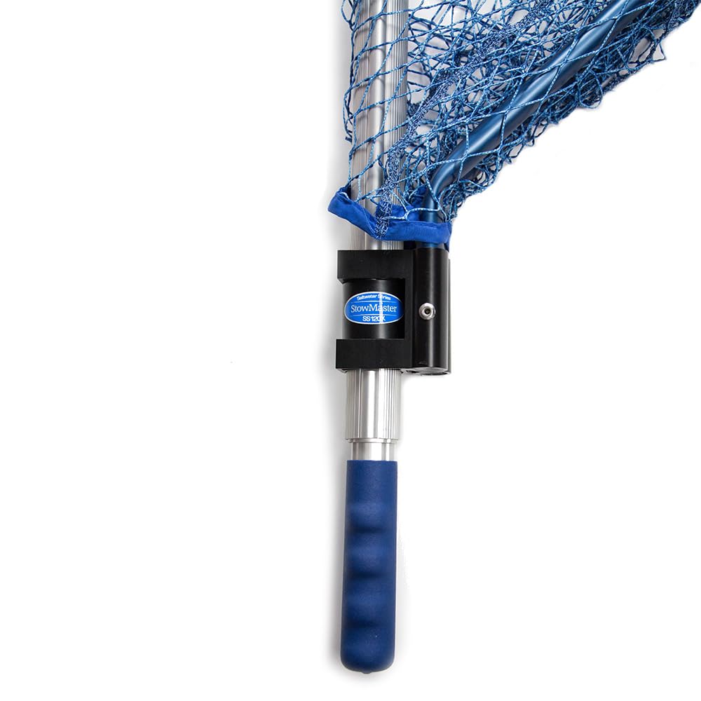 Rubber-dipped knotless nylon netting reduces tangles and protects coatings