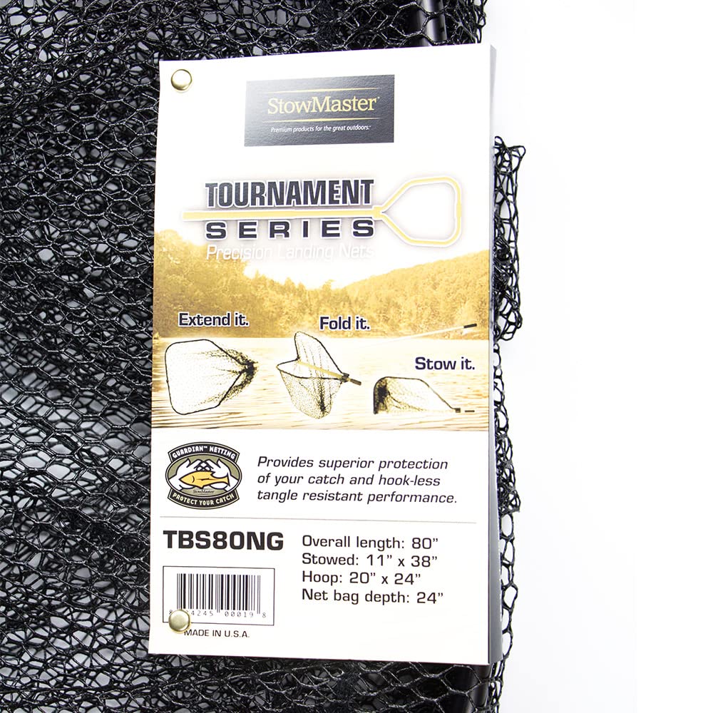 StowMaster TBS80NG folding-hoop design halves storage space.