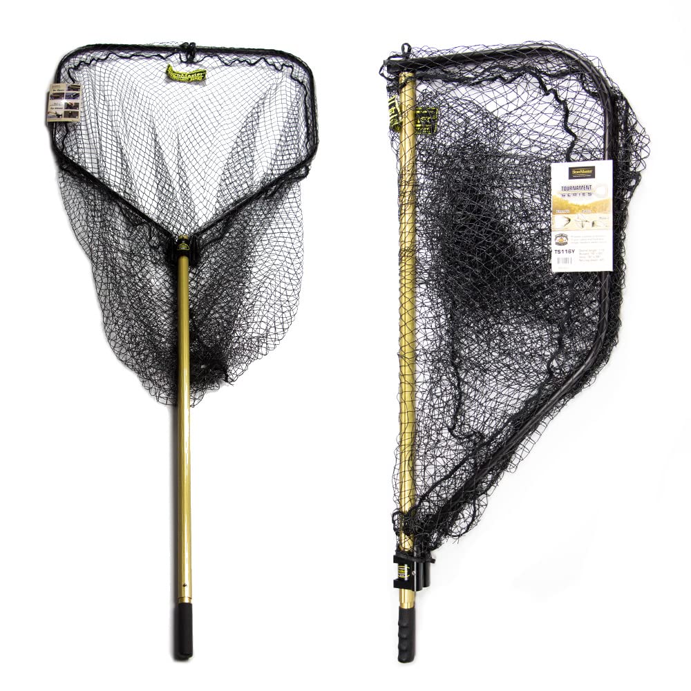StowMaster TS116Y extended-handle for easier muskie reach on the water.