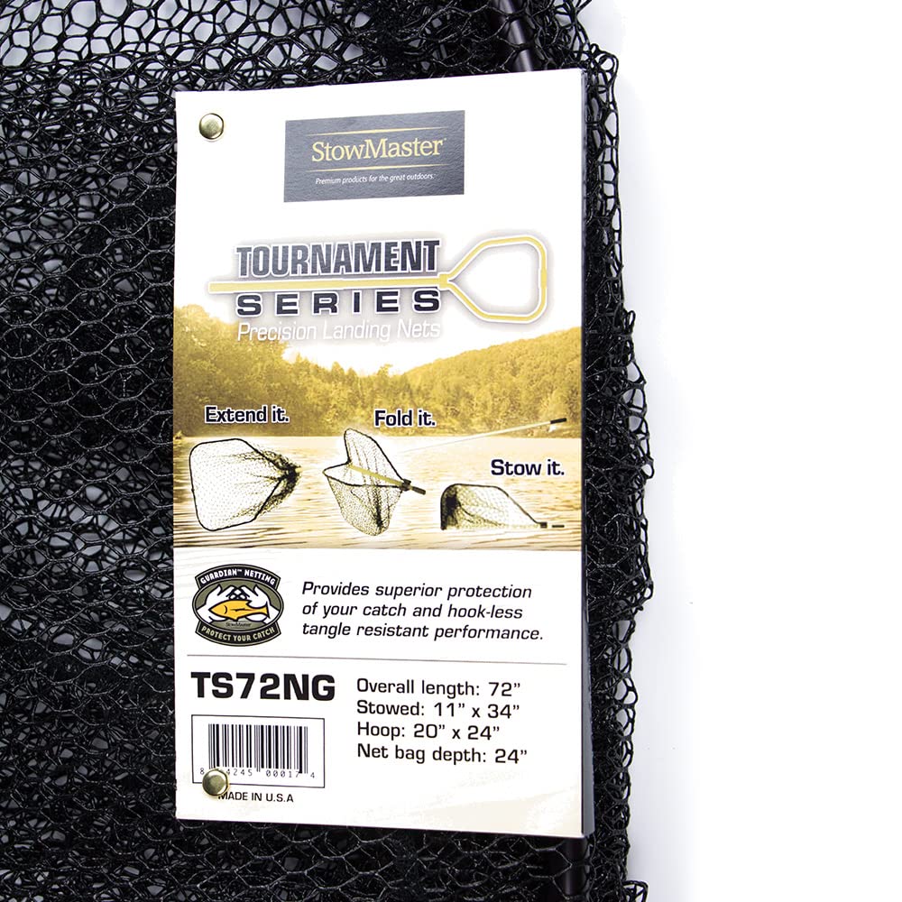 Flat bottom design on TS72NG supports the catch for easier removal