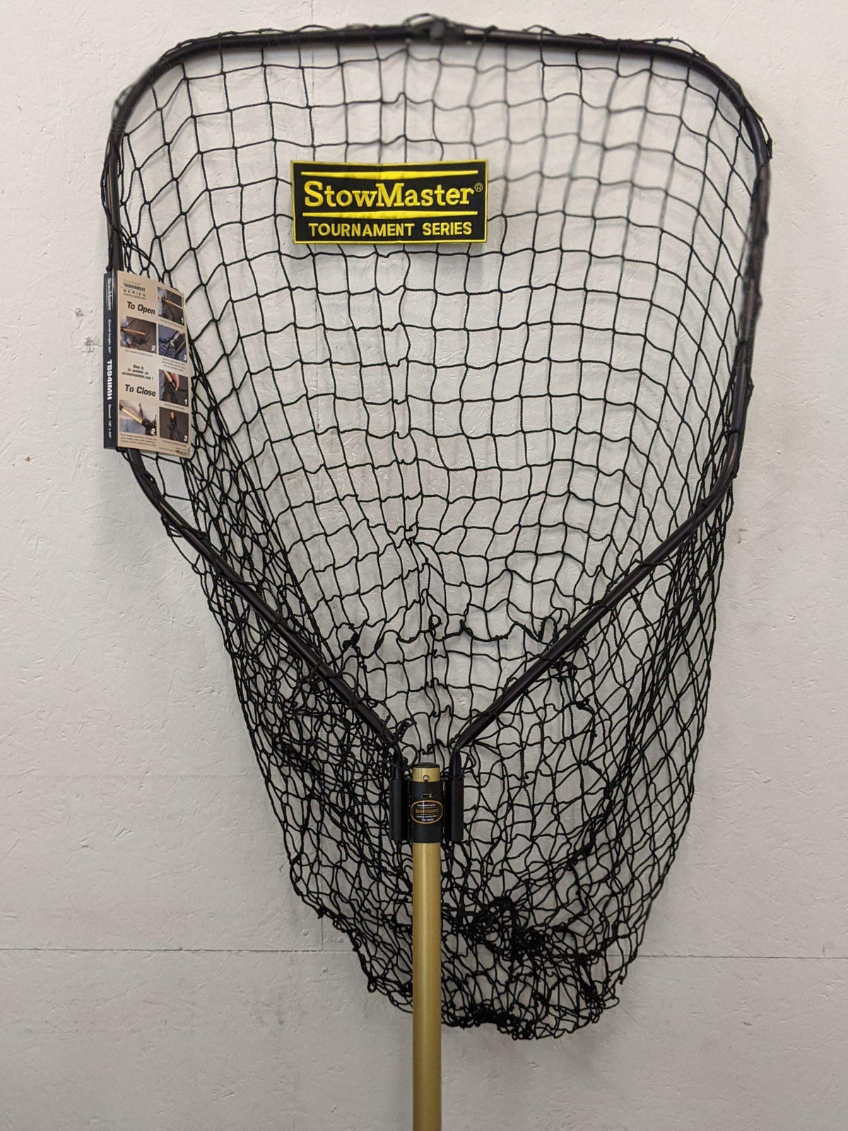 StowMaster TS94IMH heavy net bag for large fish retrieval.