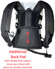 Strap Pack padded-back-straps highlight comfort during long carries.