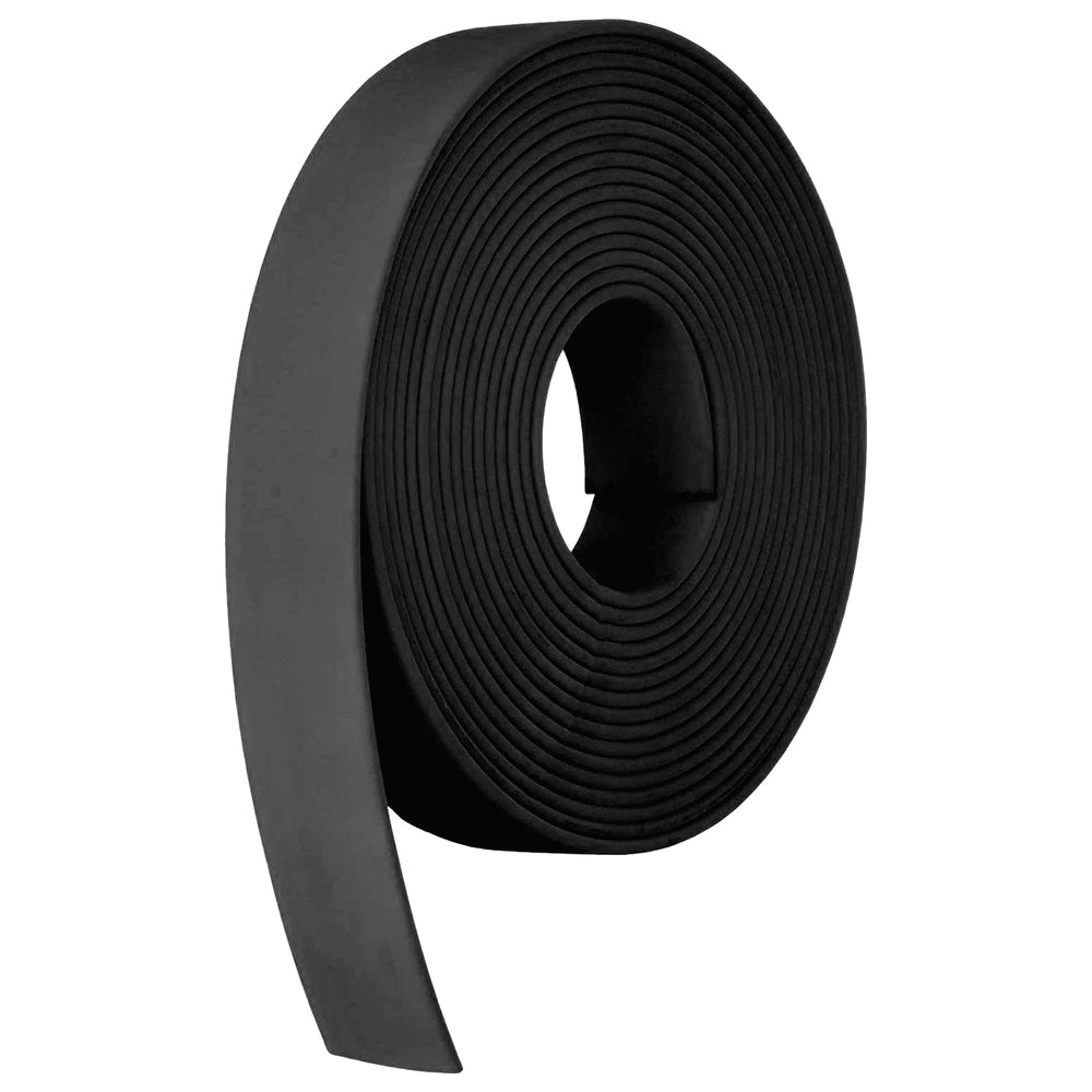 Strapworks BioThane 1in black webbing for durable belts and rugged outdoor gear.