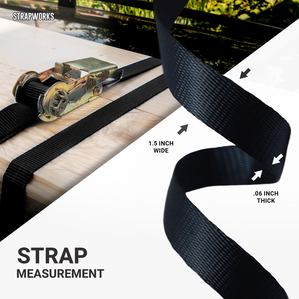 Strapworks polyester webbing, color-stable and non-stretching for various applications.