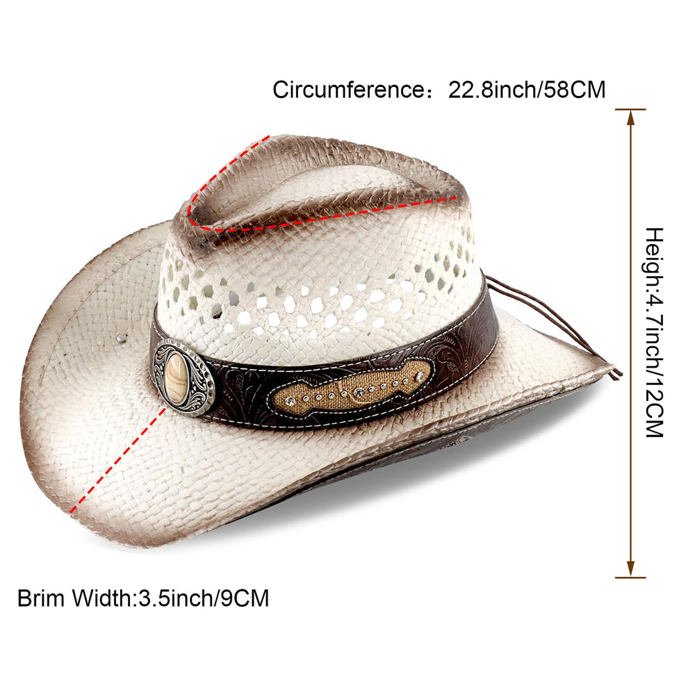 Wide brim provides shade and UV protection
