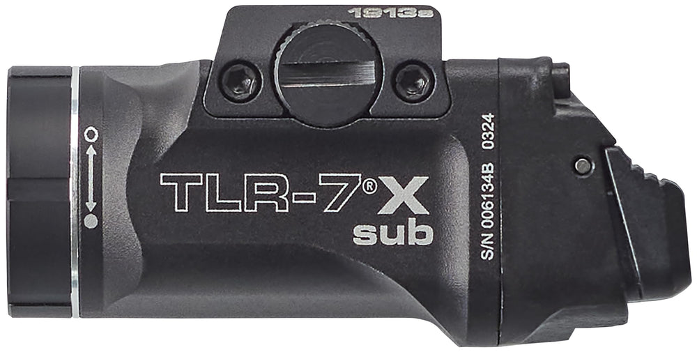 500-lumen subcompact pistol light for 1913 rails