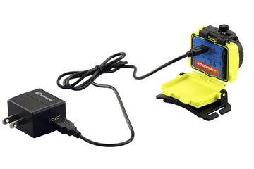 Streamlight 61607 Double Clutch headlamp USB rechargeable battery in use