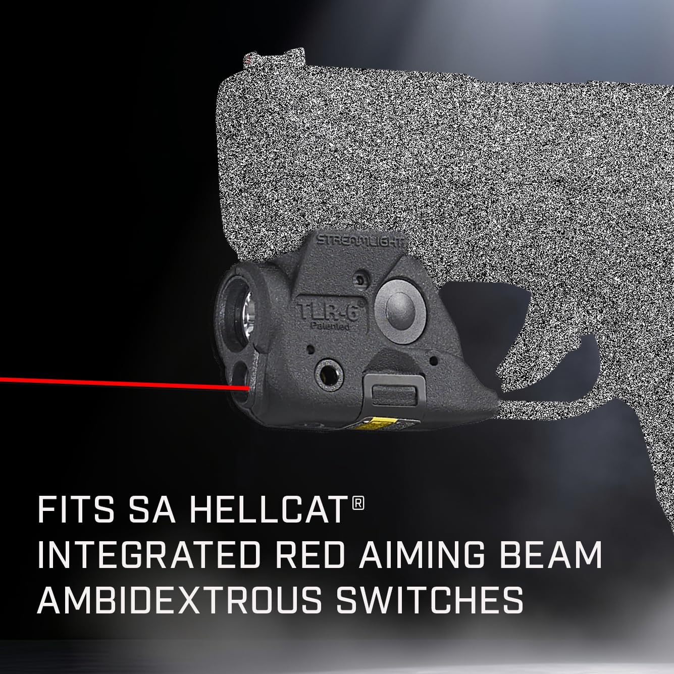 Beam specs: 100 lumens, 2000 candela, 89 m range on Hellcat