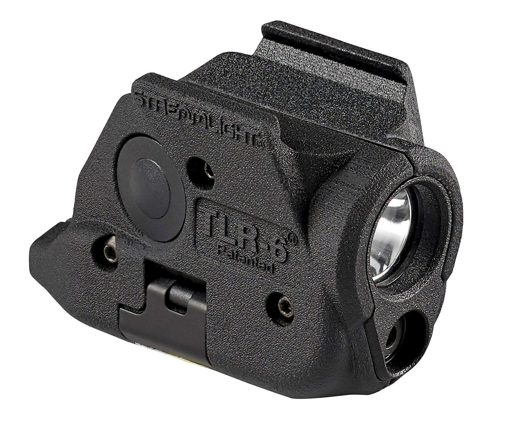 Close-up of TLR-6 with white LED and integrated red laser on Hellcat