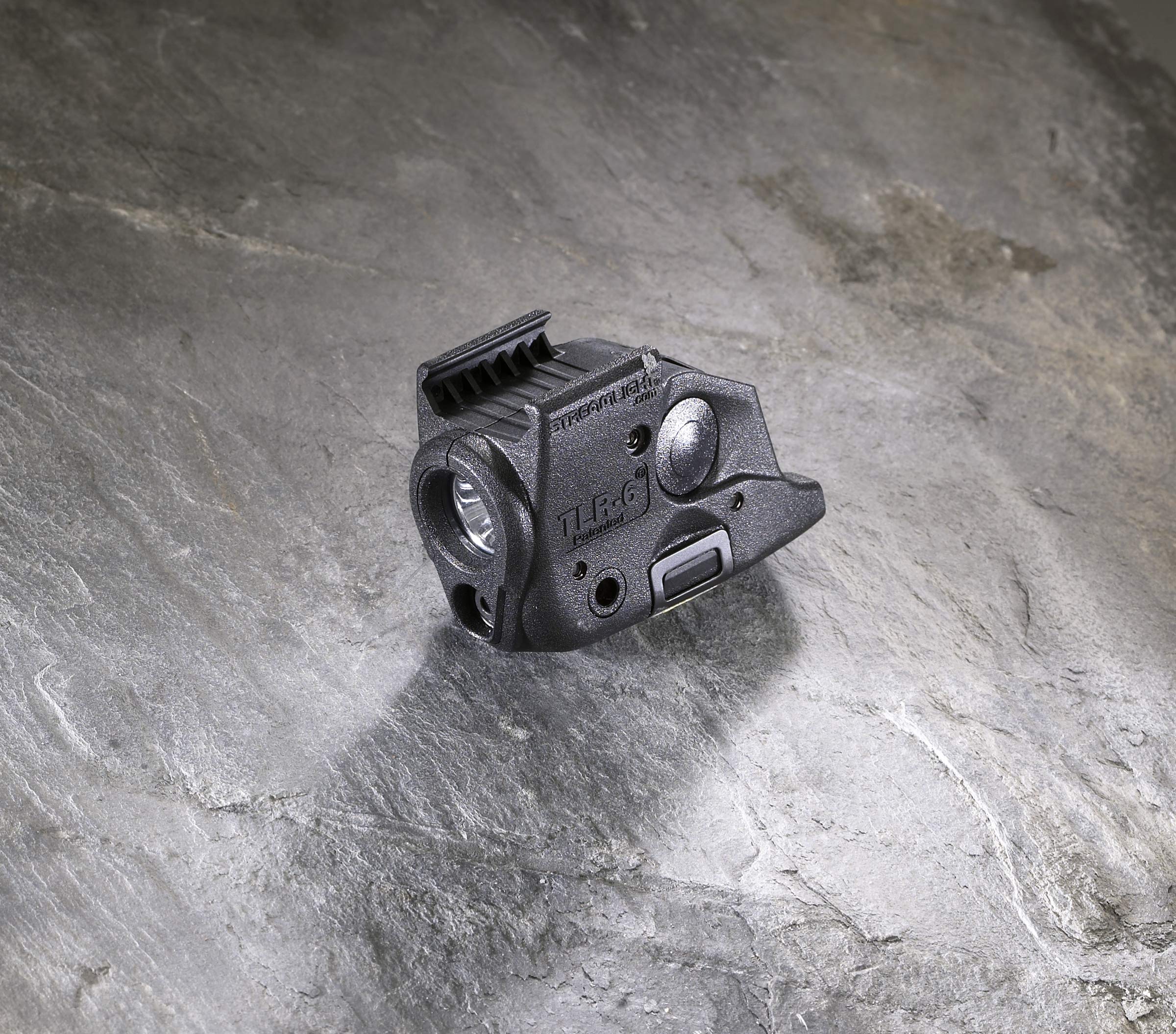 TLR-6 white light beam on handgun at 100 lumens