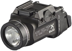 Streamlight 69407 TLR-7 X sub USB weapon light mounted on a 1913 rail
