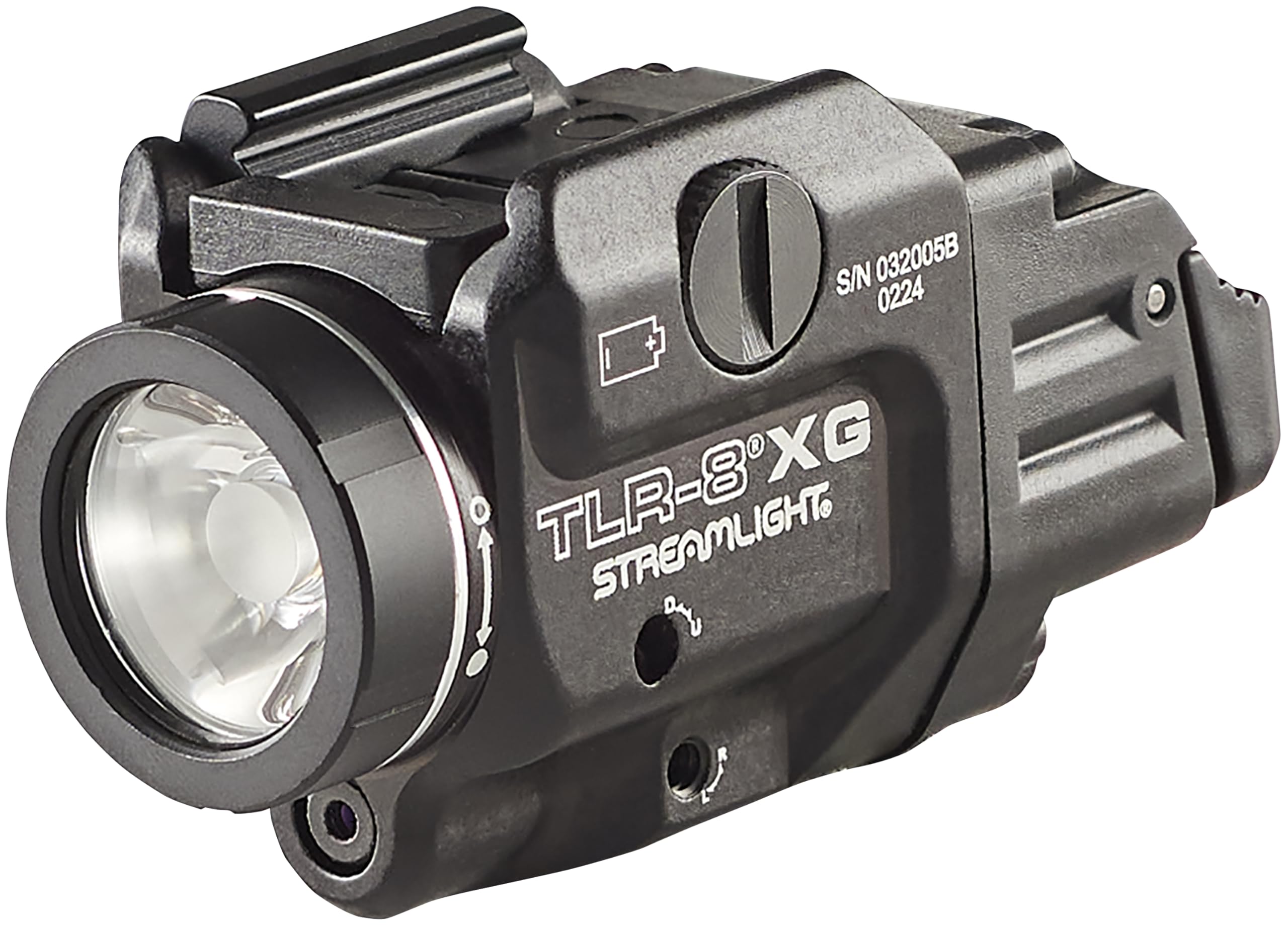 Streamlight 69434 TLR-8A G Flex pistol light mounted on handgun rail