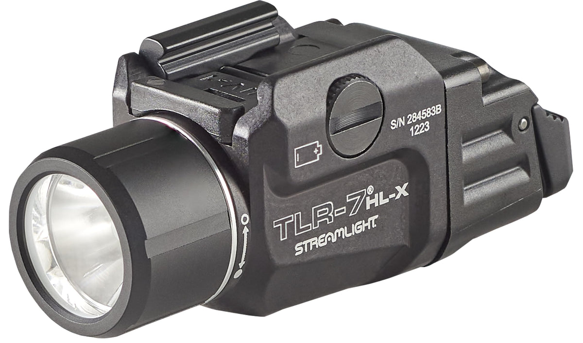 Front view of Streamlight 69458 TLR-7 HL-X on handgun rail