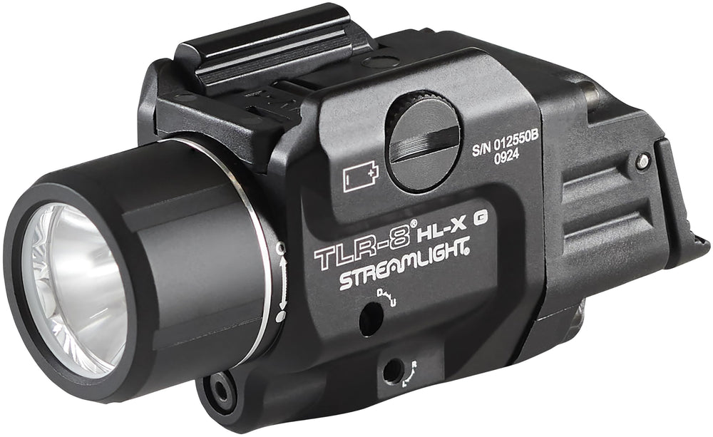 Ambidextrous rear paddle switches on the unit