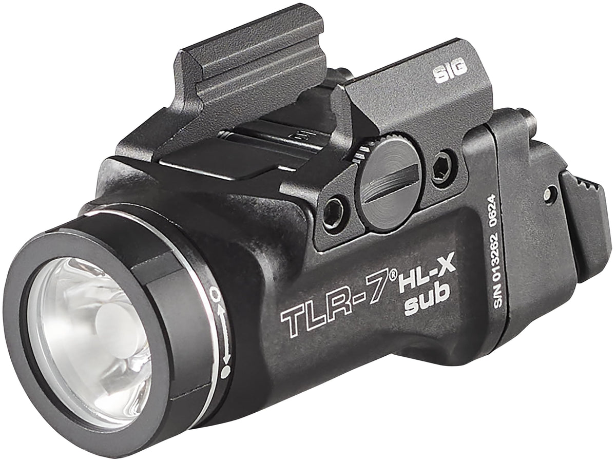 Streamlight 69504 TLR-7 HL-X mounted on Sig Sauer P365 XL closed-rail handgun