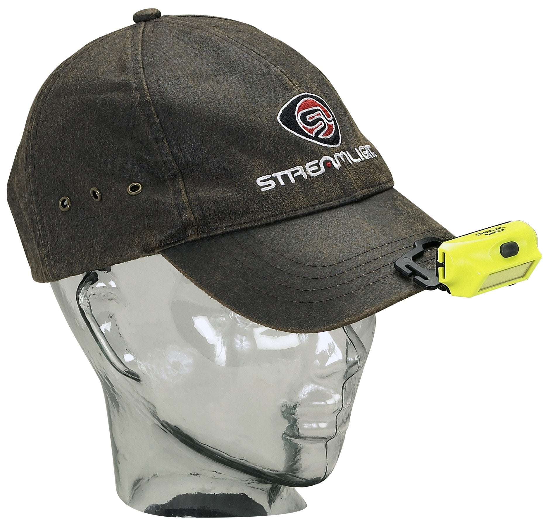 Streamlight Bandit hat clip adapter allows cap brim mounting