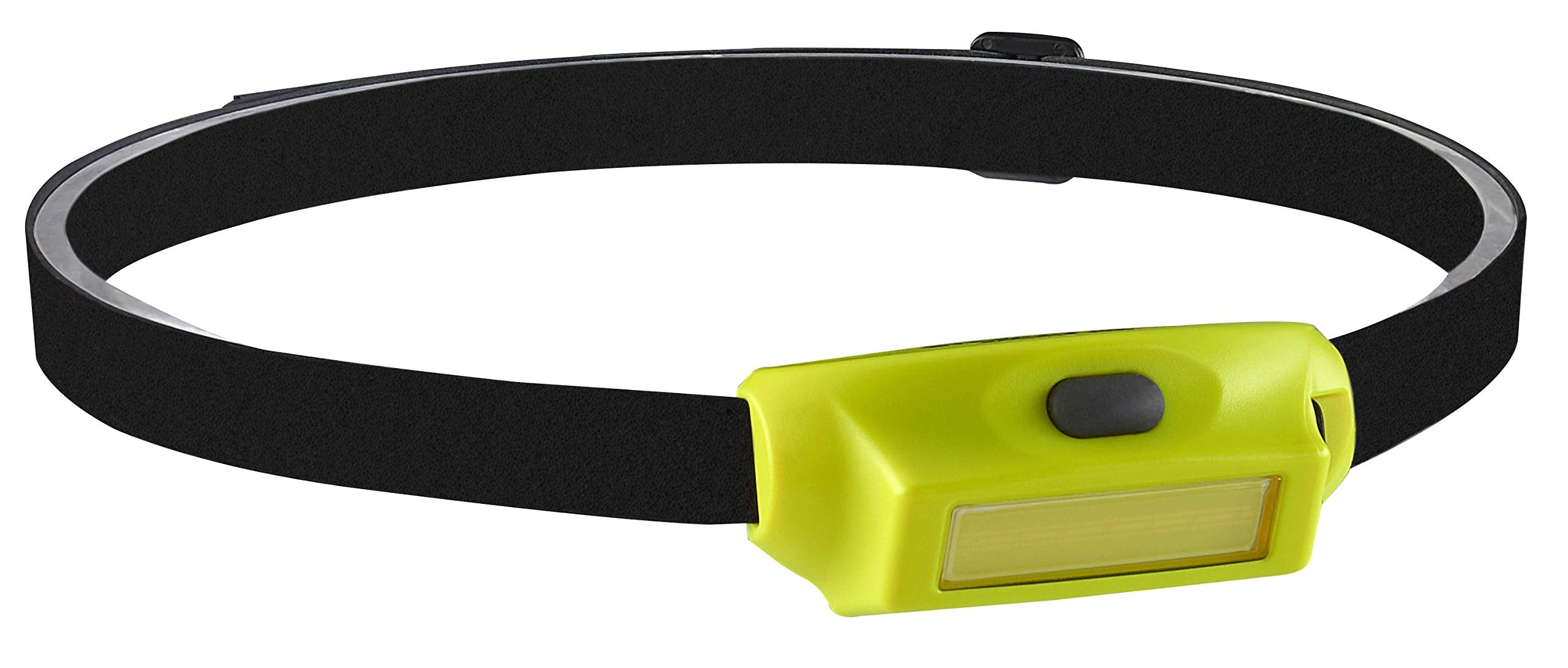 Elastic head strap for secure, hands-free comfort.
