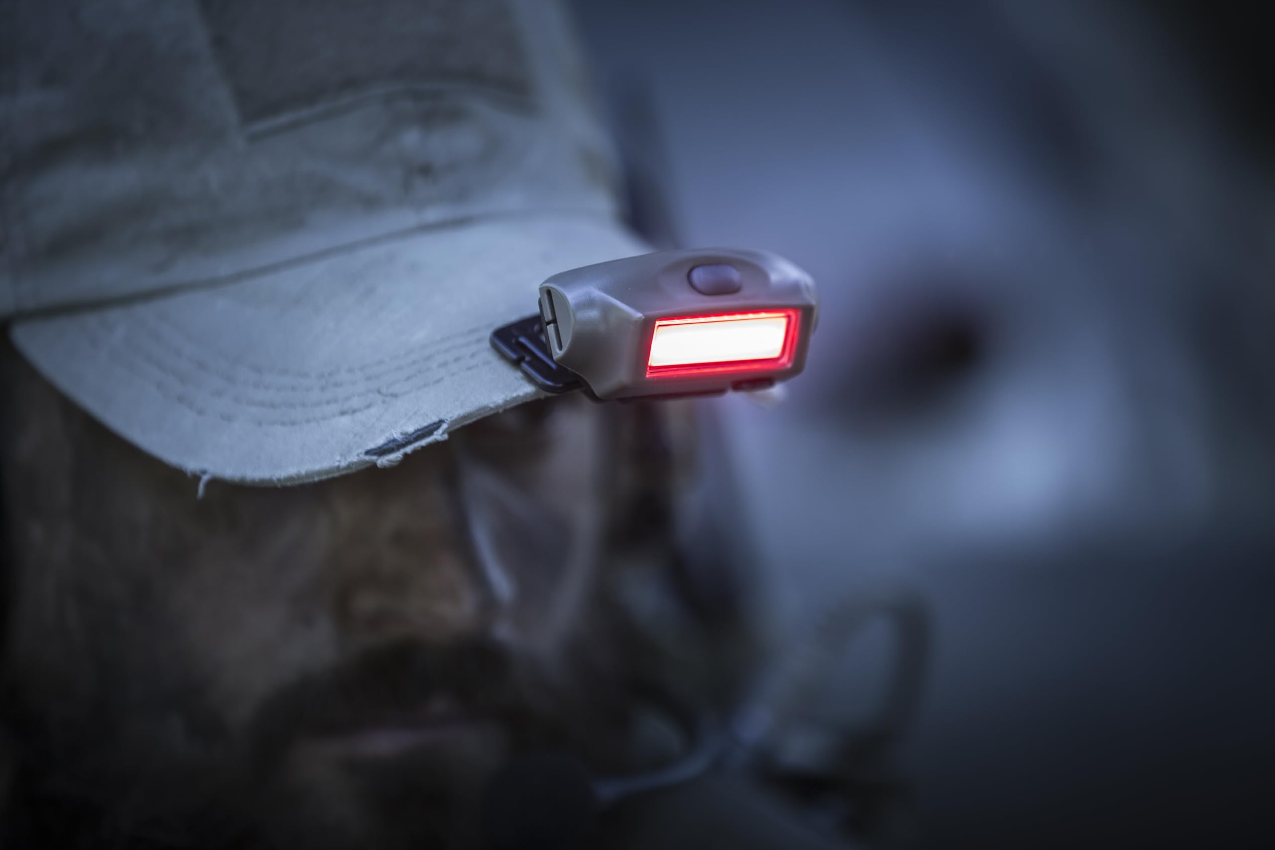 Streamlight Bandit red LED mode aids map reading while preserving night vision.